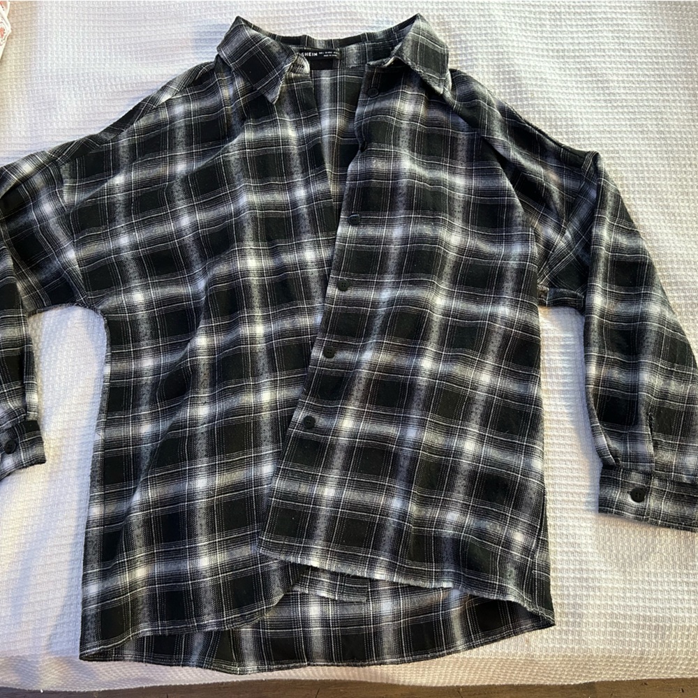 Black and white flannel